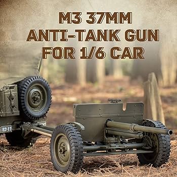 Amazon | RocHobby 1:6 1941 MB スケーラー RTR用 M3 37mm対戦車